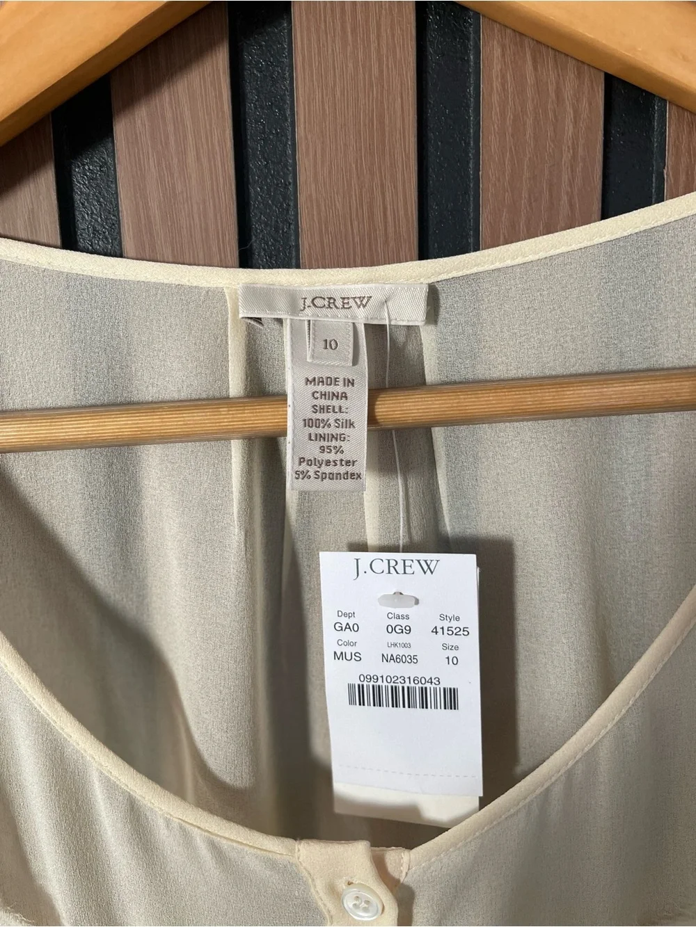 J. Crew Beatrice sheer Blouse